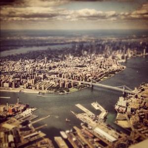 skyline photo, manhattan, nyc, new york city, instagram photo, tiltshift